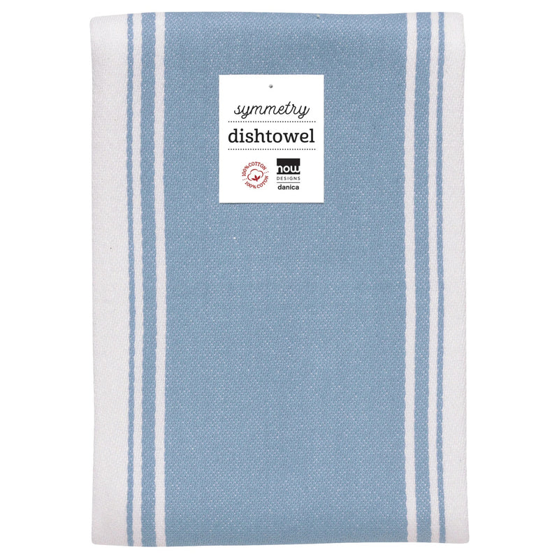 Slate Blue Symmetry Dishtowel