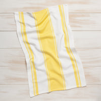 Symmetry Lemon Yellow Dishtowel