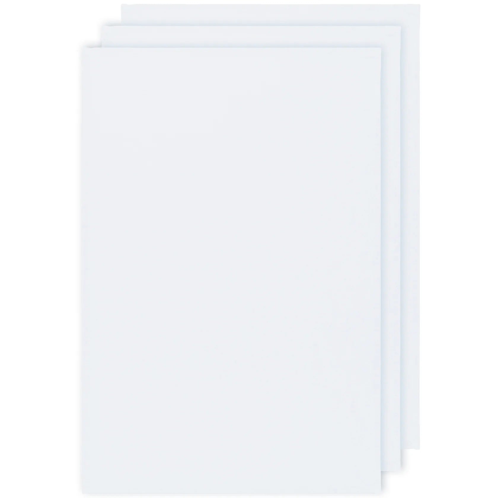 Paños de cocina blancos de tela de saco (juego de 3)