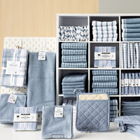 Jumbo Dishtowels Slate Blue - Set of 3