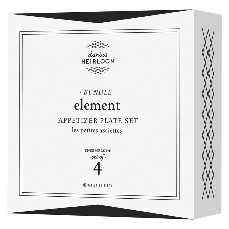 Element Appetizer Plate Bundle - Set of 4