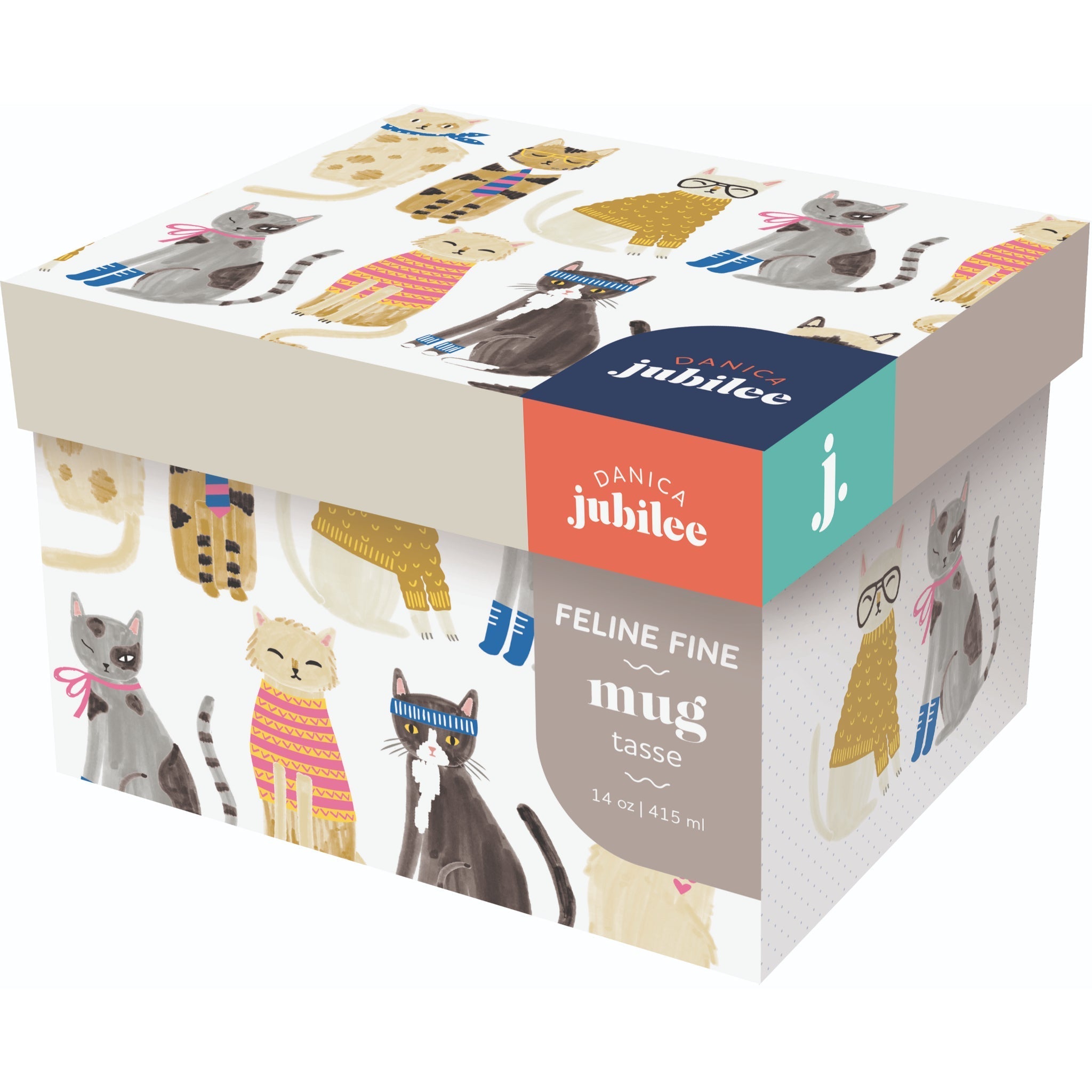 Feline Fine Mug in a Box
