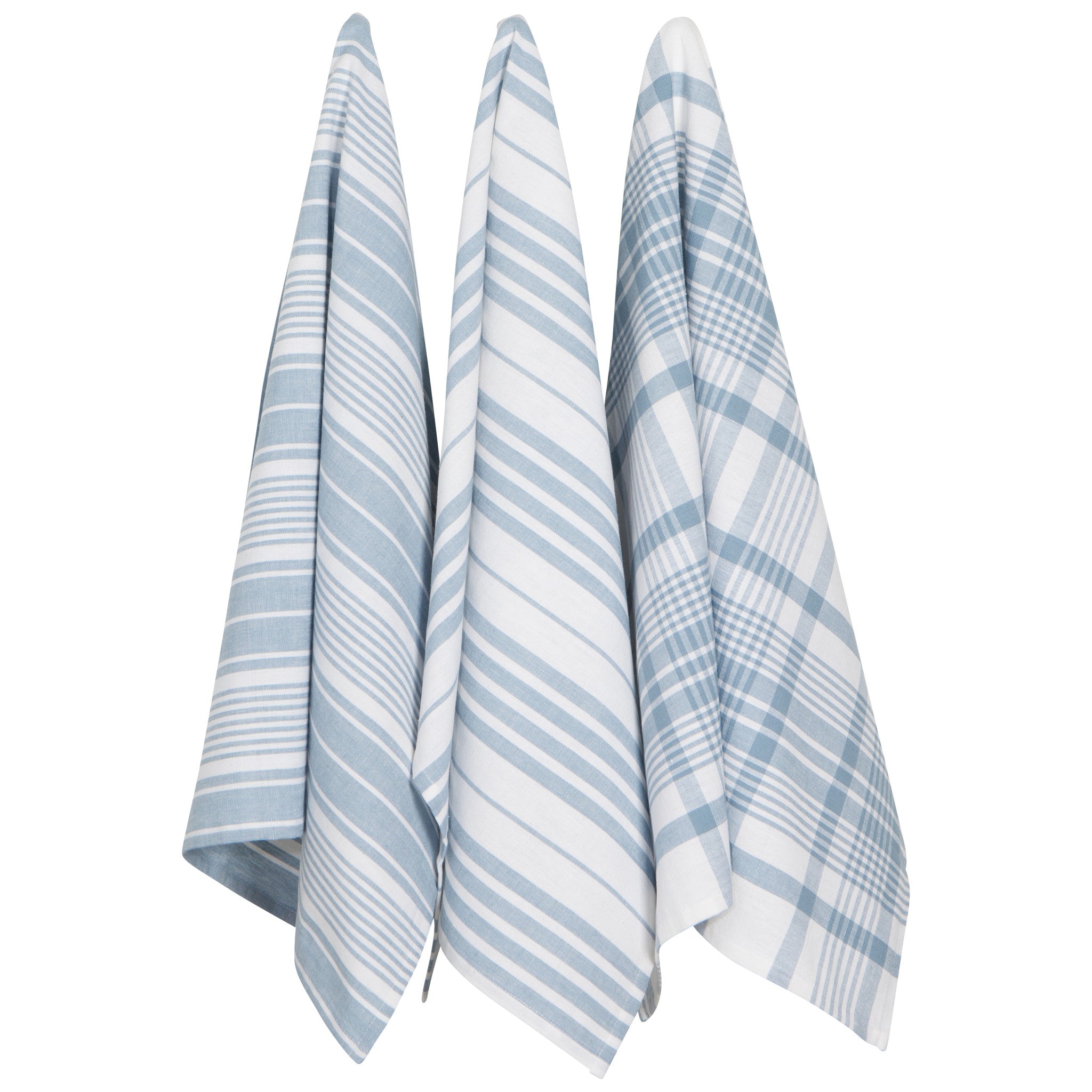 Jumbo Dishtowels Slate Blue - Set of 3