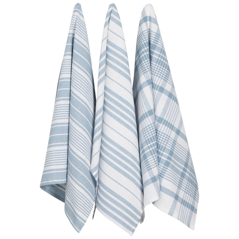 Jumbo Dishtowels Slate Blue - Set of 3