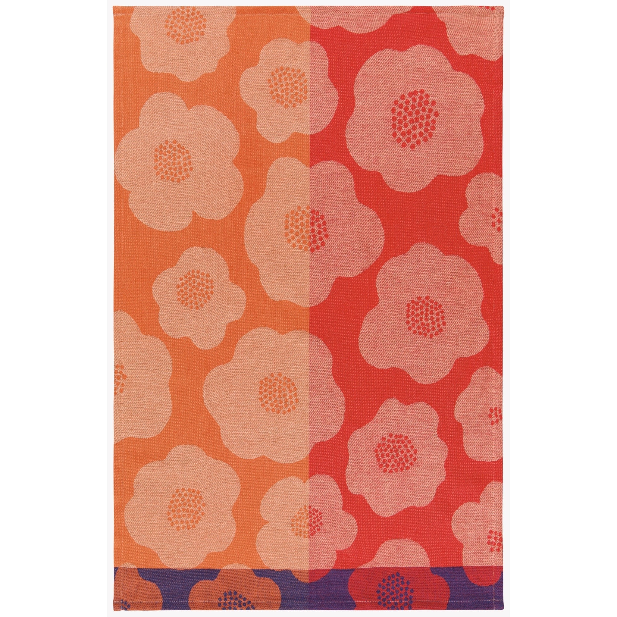 Poppy Jacquard Dishtowel – Kitchen Linens gift Montreal Villeray Urban Palate