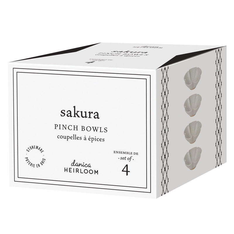 Sakura Pinch Bowls - Set of 4