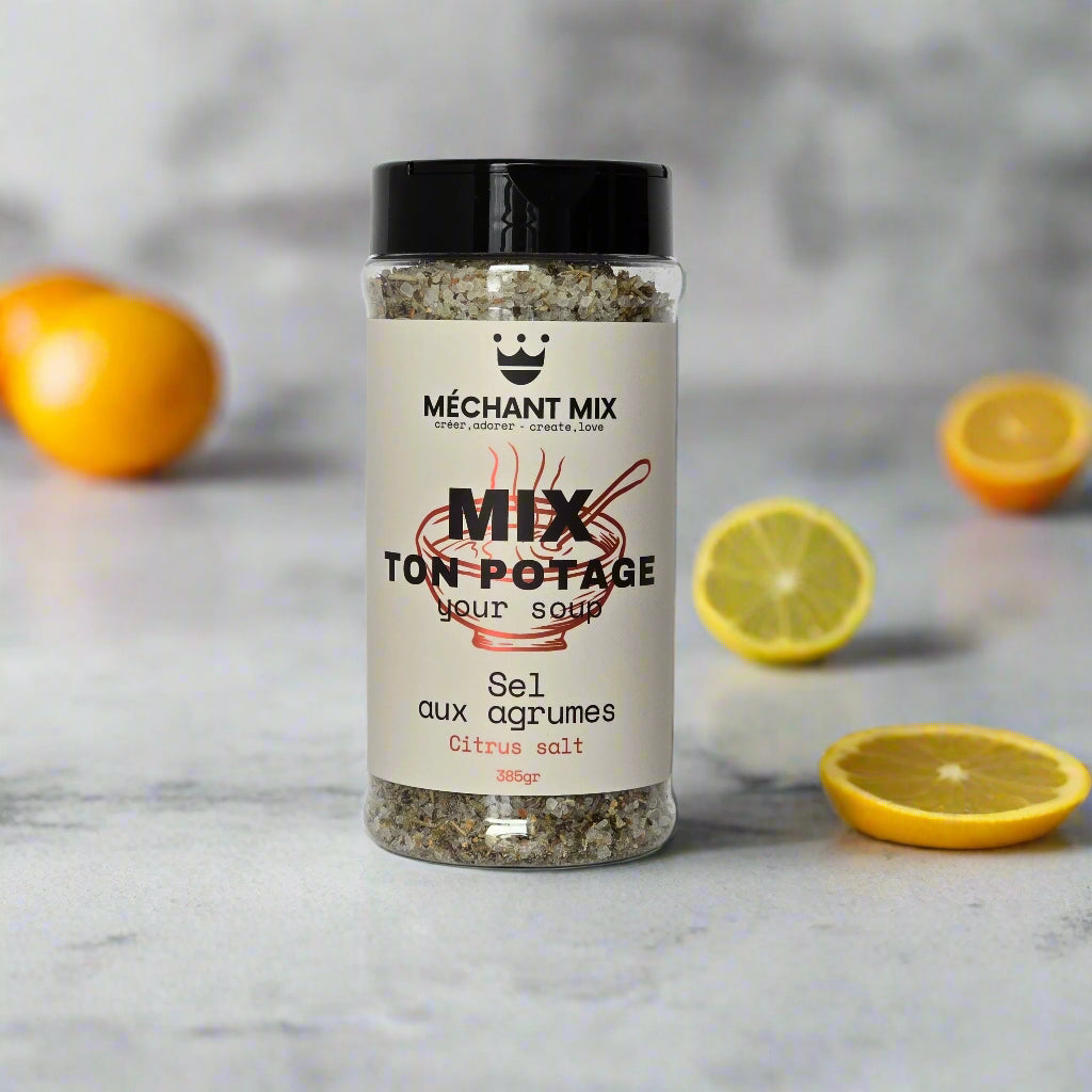 Mix Your Soup - Citrus Salt 385g – Gifts & Kitchen Accessories gift Montreal Villeray Urban Palate