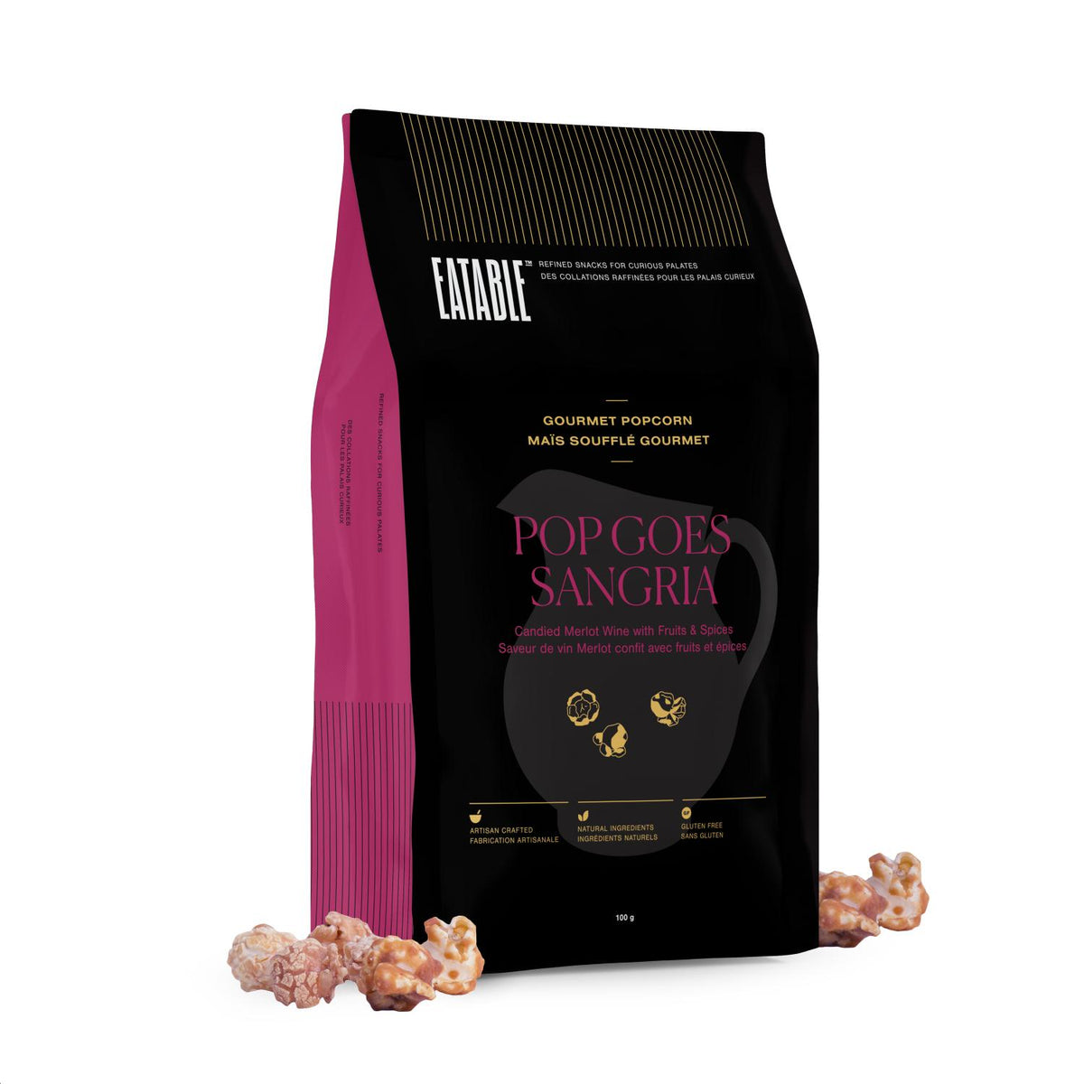Pop Goes Sangria - Wine Infused Candied Popcorn 100g