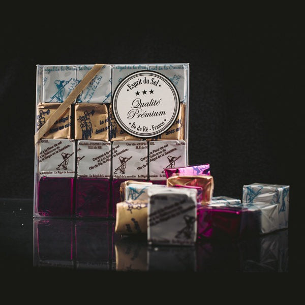 Assorted Caramels with Ile de Ré Fleur de Sel 140g