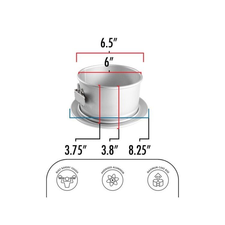 Round Springform Pan 6"x3"