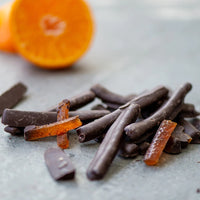 Candied Orange Peels Covered with Dark Chocolate 60g
