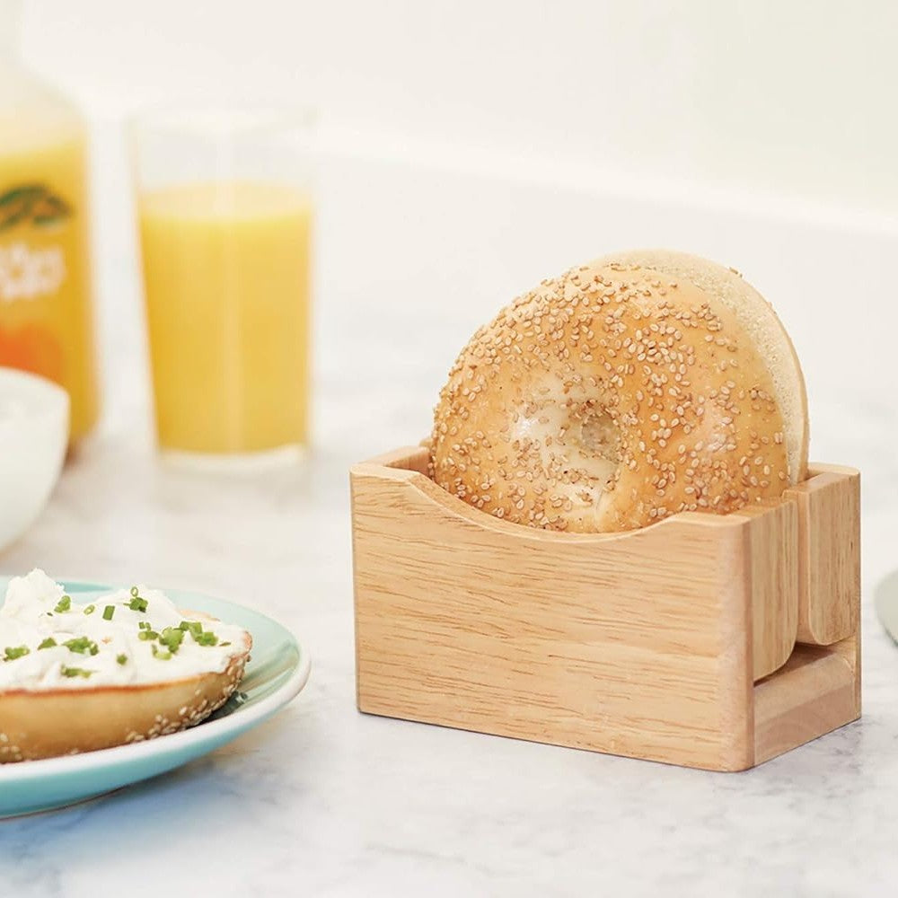 Wood Bagel Cutter