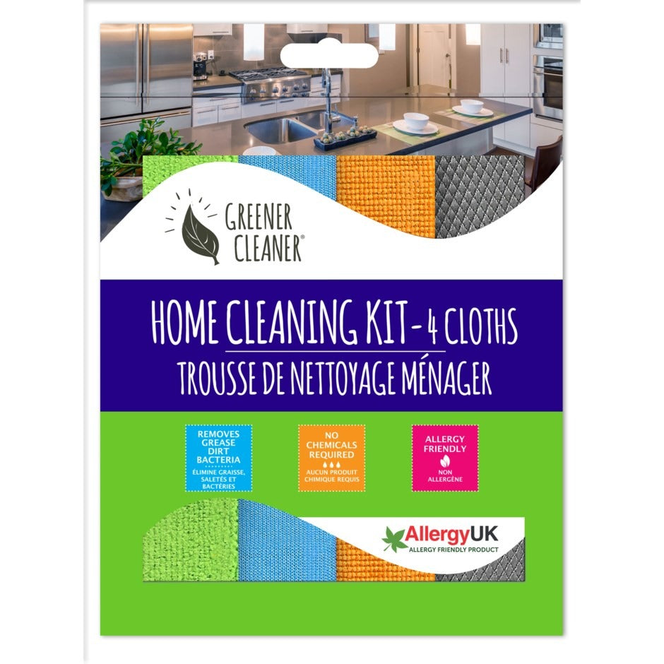 Home Cleaning Kit - 4 Cloths – Kitchen Linens gift Montreal Villeray Urban Palate