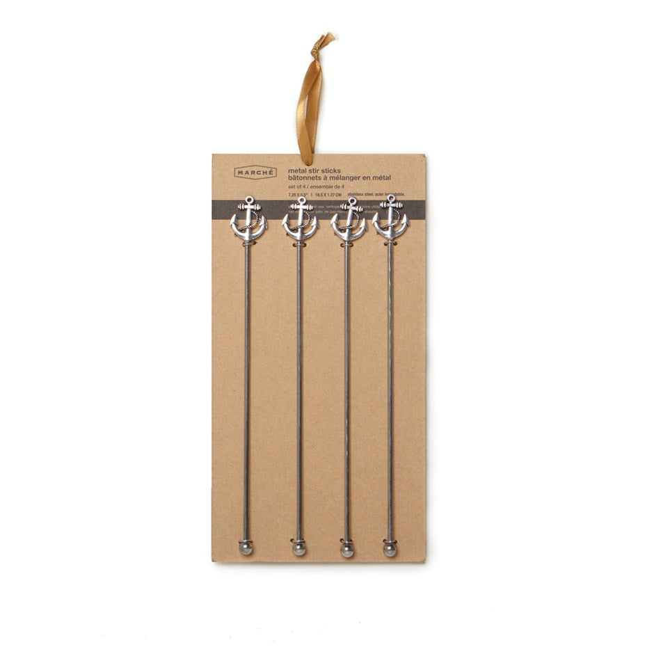 Anchor Metal Stir Sticks – Gifts & Kitchen Accessories gift Montreal Villeray Urban Palate