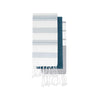 Cabo Woven Kitchen Towel Set Of 3 Blue