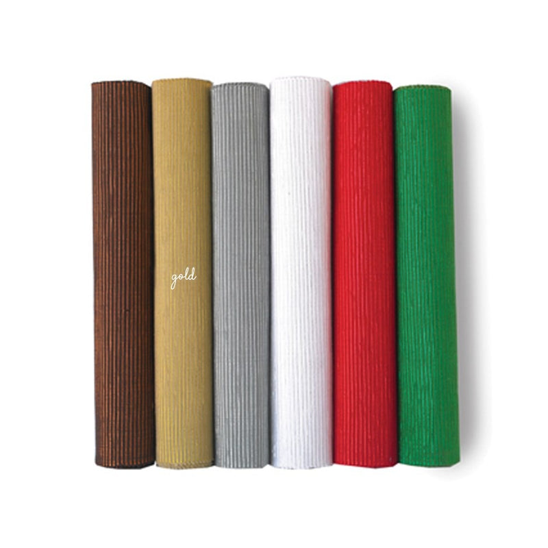 Mantel individual dorado con ribetes brillantes