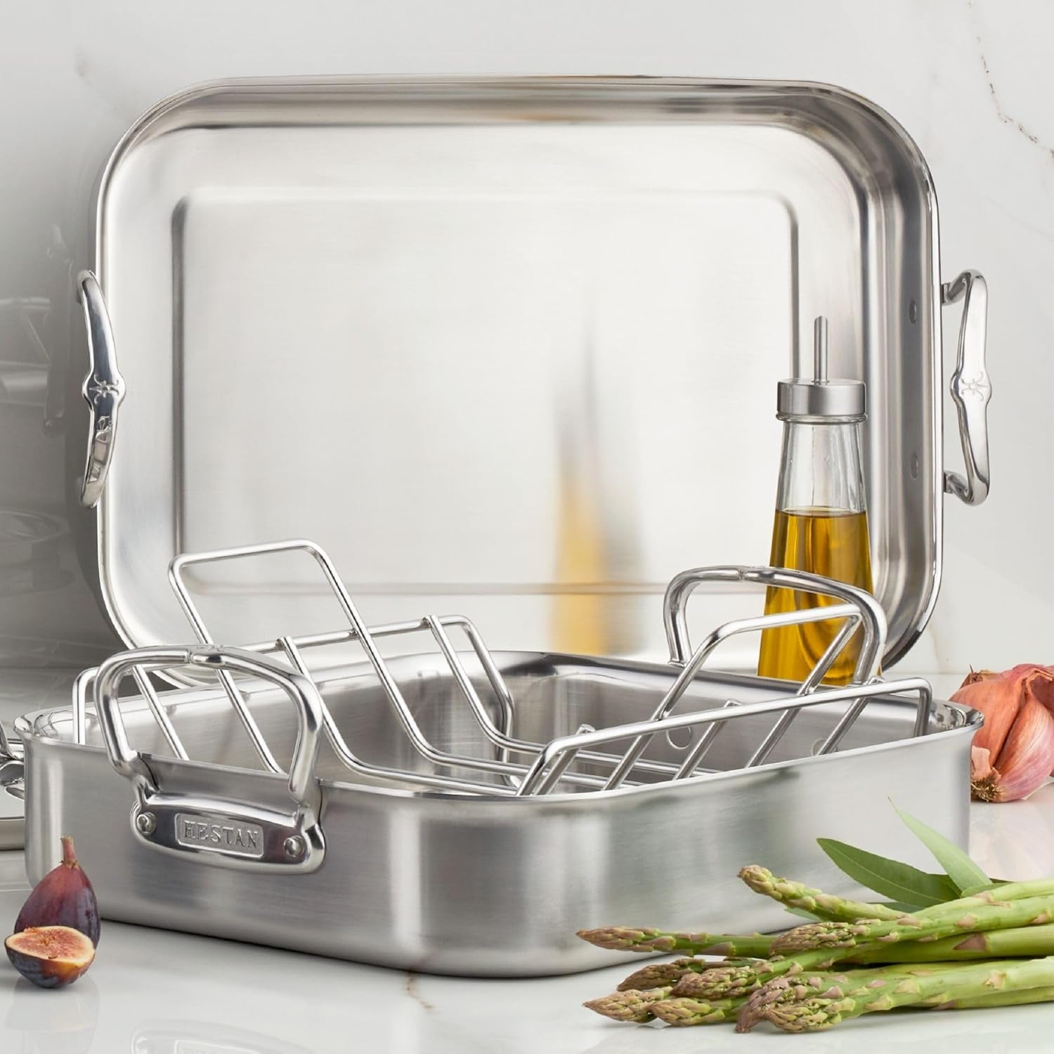 Asador clásico Hestan Provisions de 16.5" con rejilla