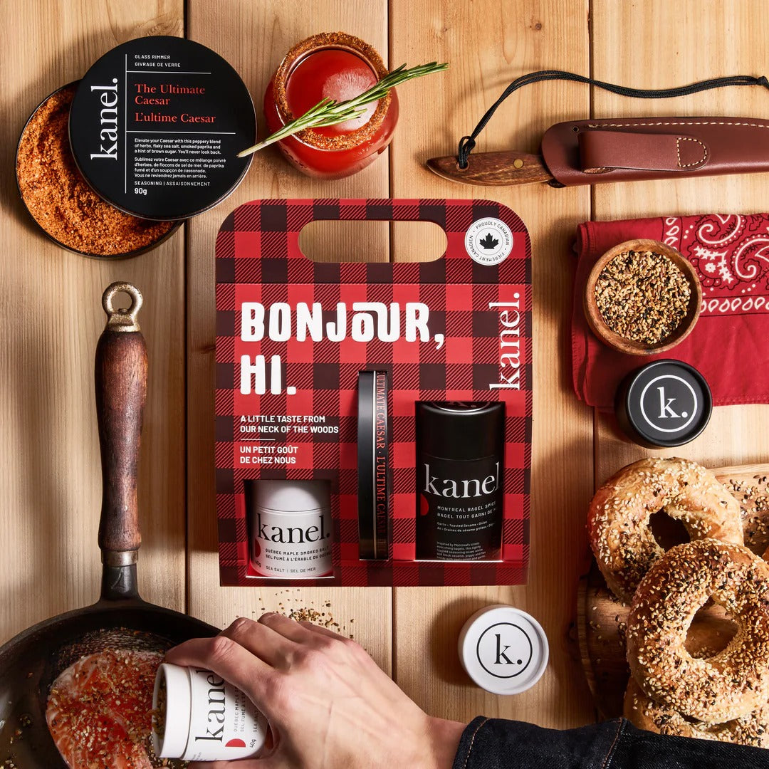 "Bonjour, Hi". Colección canadiense de especias - Set de 3