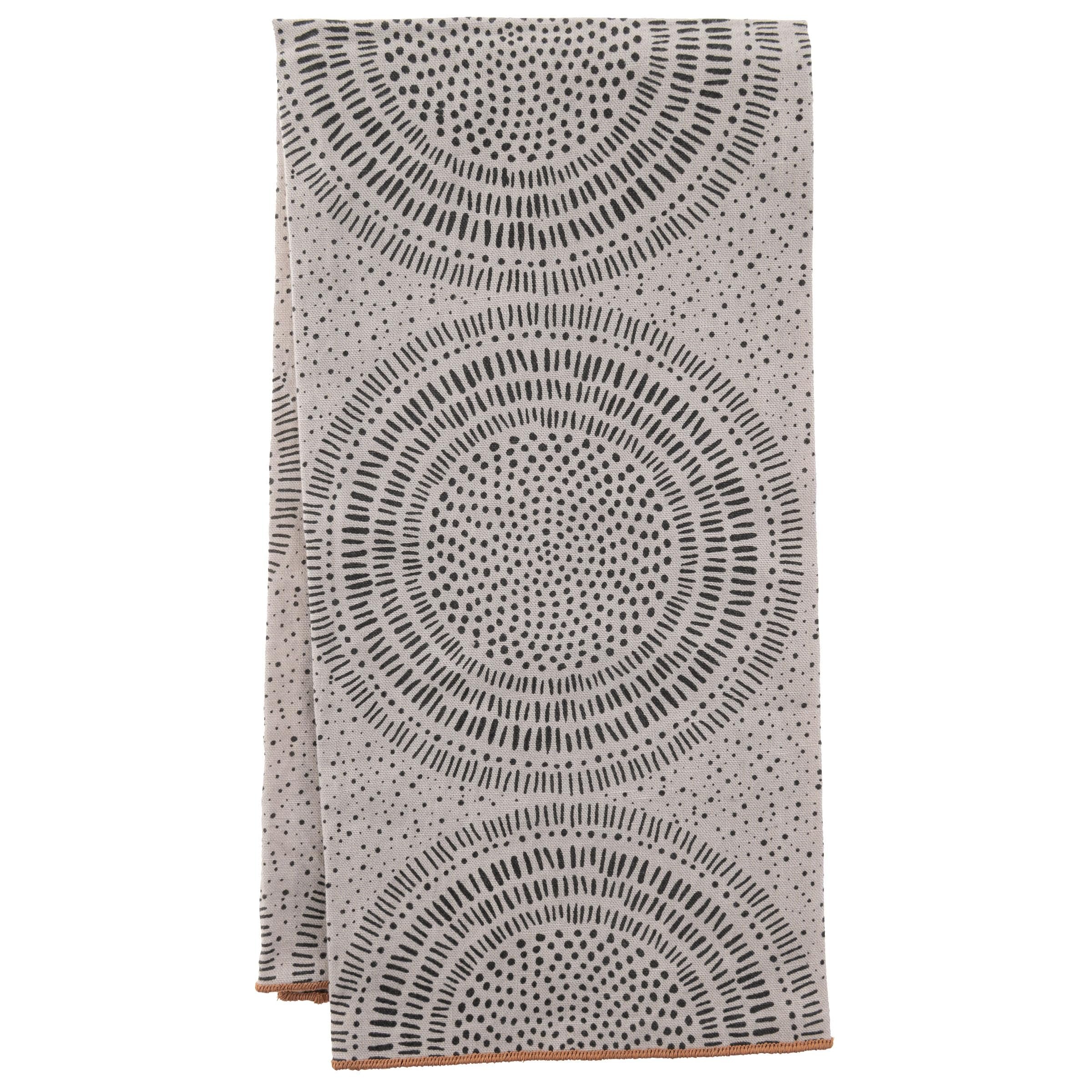 Painted Circles Tea Towel