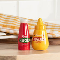 Ketchup & Mustard Salt & Pepper Shaker Set