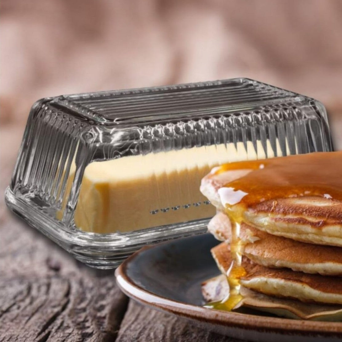 Glass Butter Dish