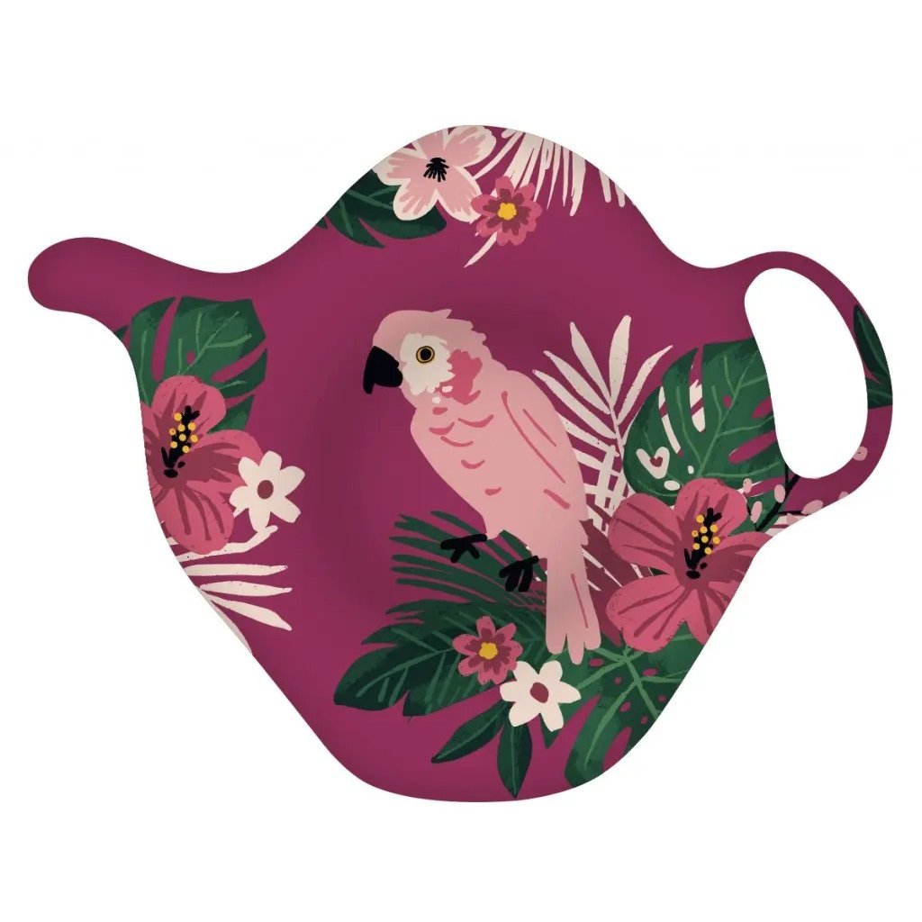 Repose sachet de thé - Perroquet rose