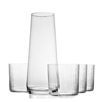 Avant-Garde Lumi Carafe and Tumblers Set - 5 pieces