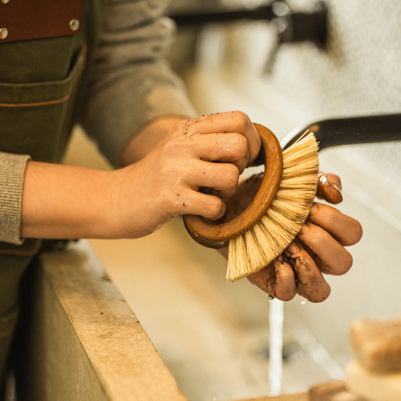 Wooden Scrub Brush for Hands and Nails