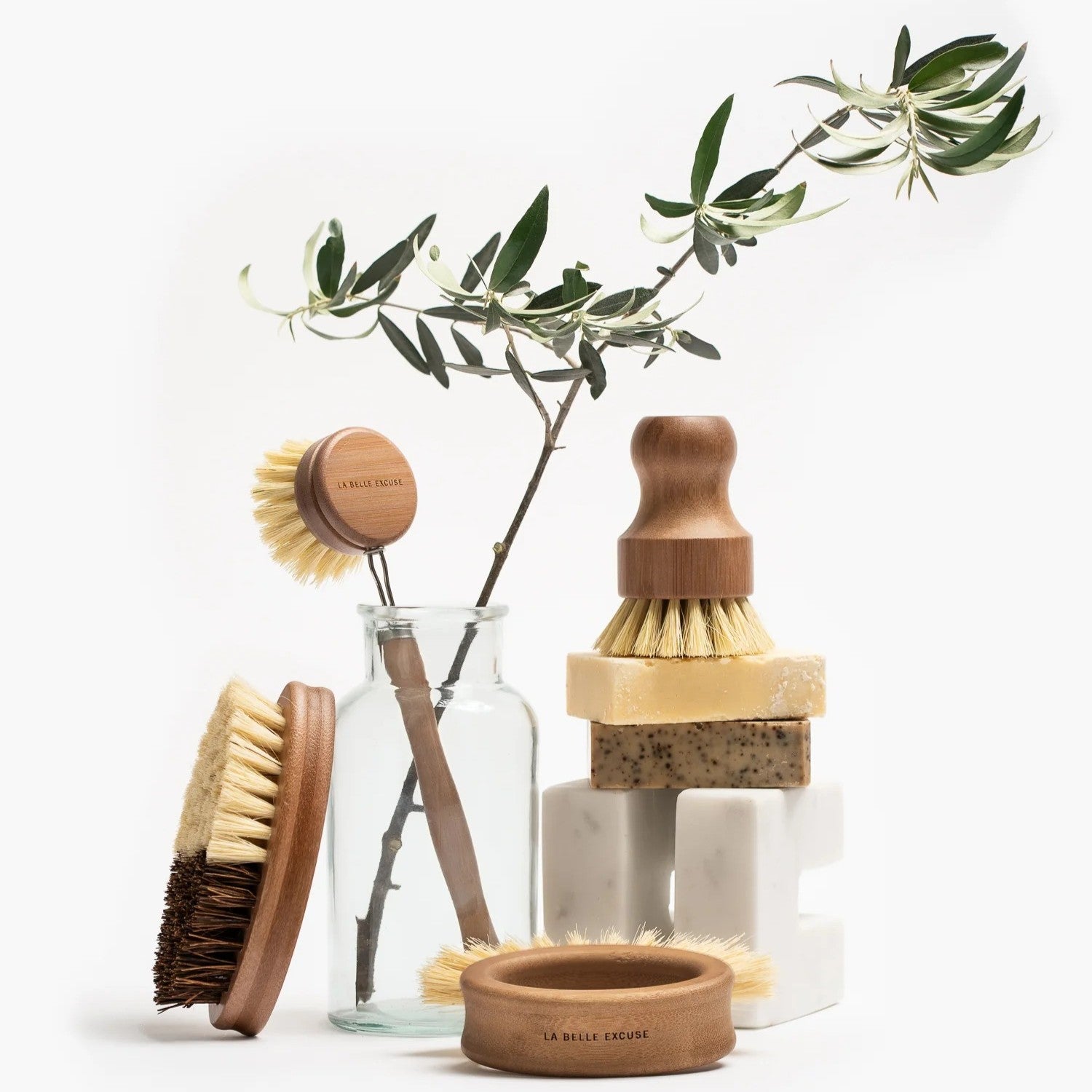 Wooden Scrub Brush for Hands and Nails