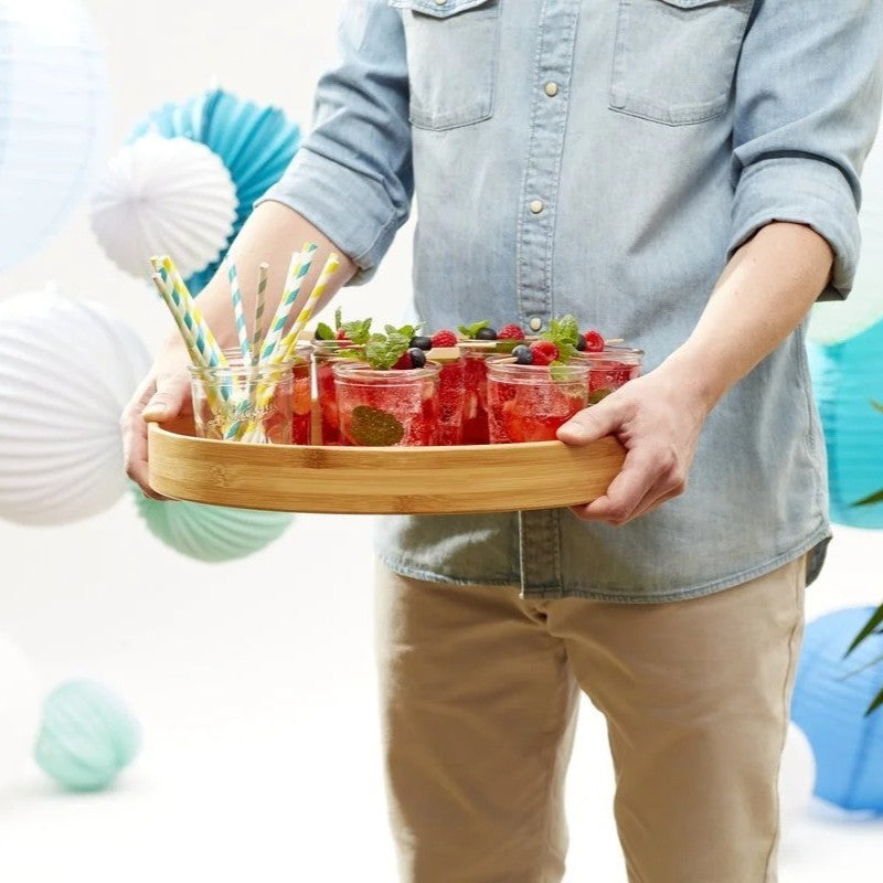 Jam Jar with Orange Lid