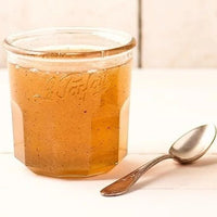 Jam Jar with Orange Lid