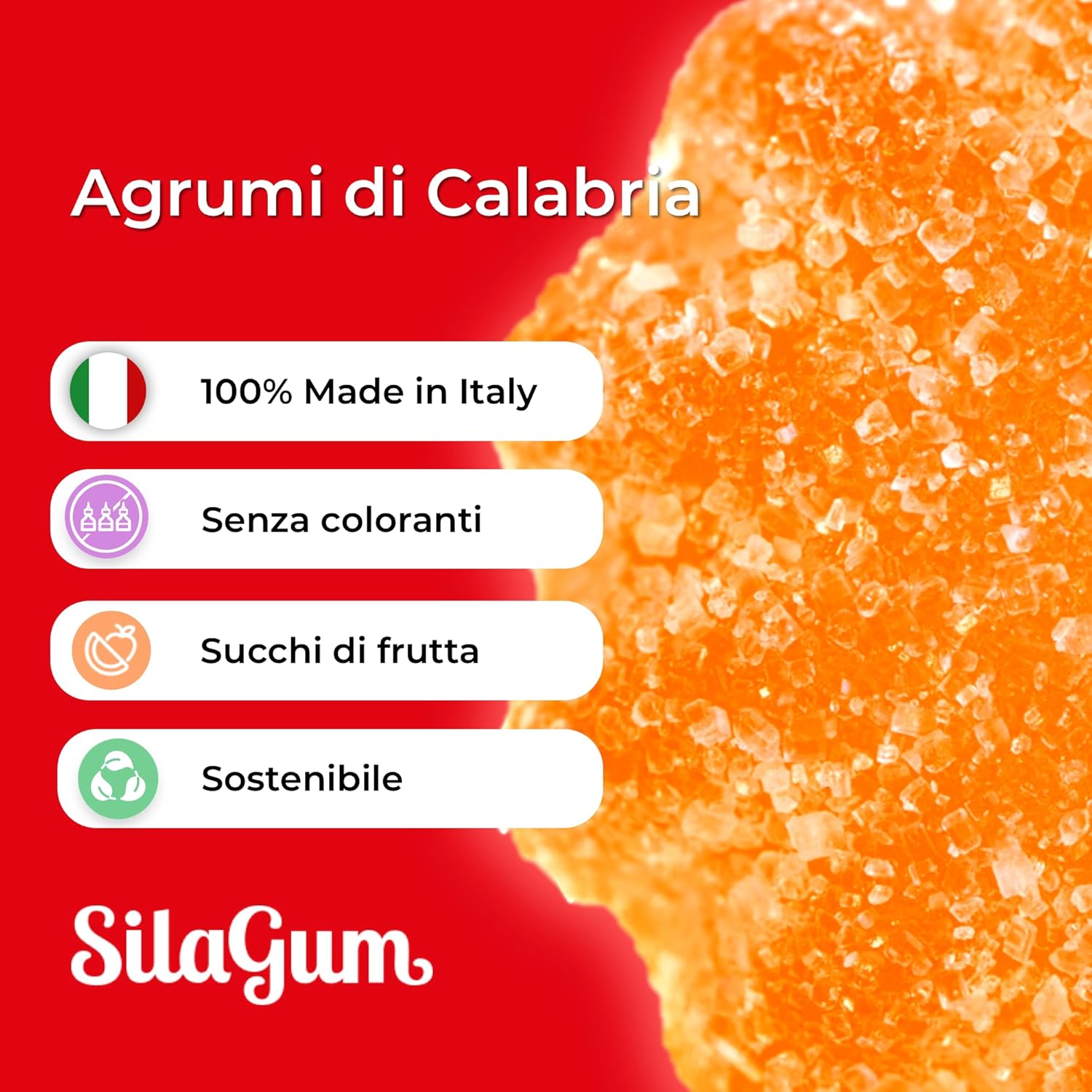 Le Preziose Orange and Lemon Italian fruit jellies 200g