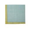 Azzura Linen Napkins in Azure & Olive - Set of 4