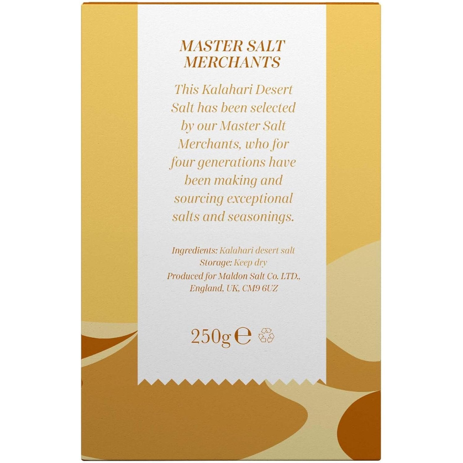 Kalahari Desert Salt Selected by Maldon 250g