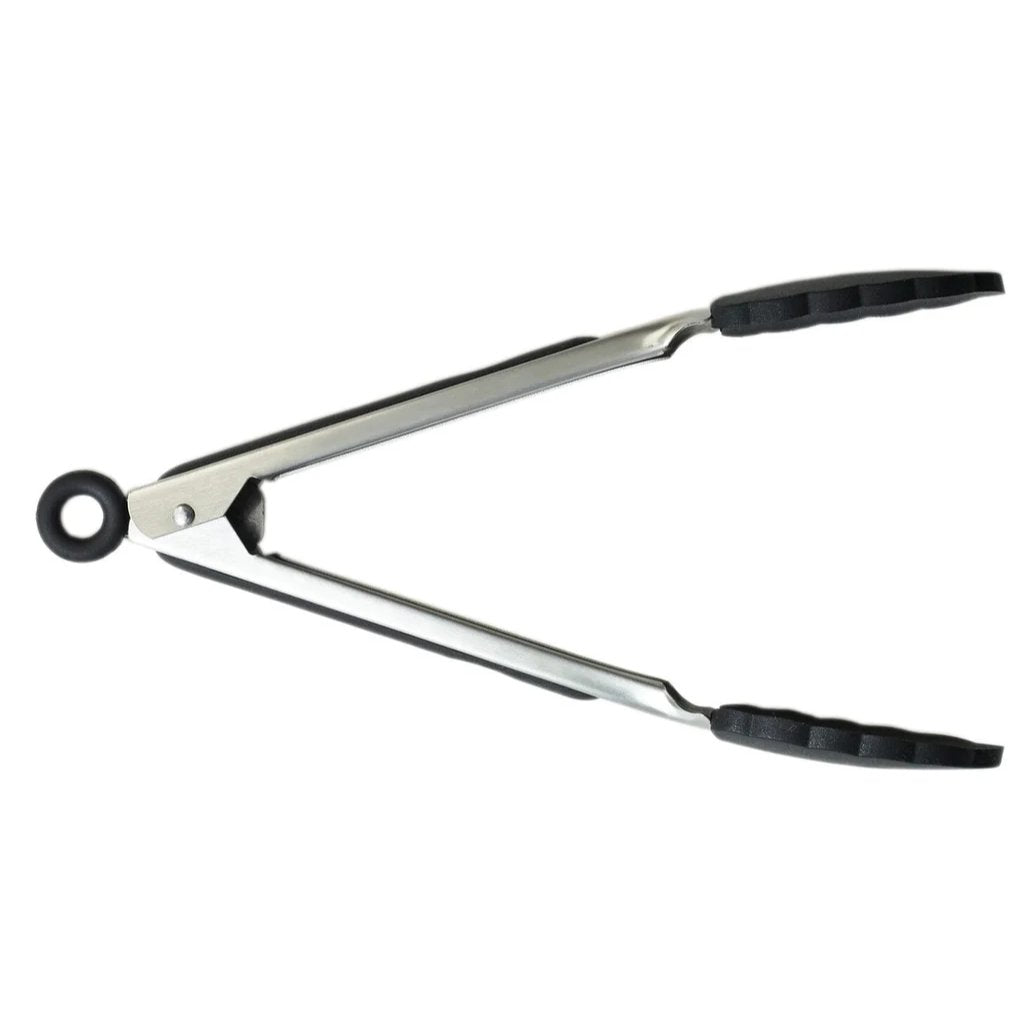 Pinzas con bloqueo de acero inoxidable y silicona de 9"