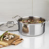 SuperSteel Tri-Ply Clad Stainless Steel 5L Dutch Oven with cover