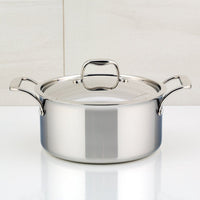 SuperSteel Tri-Ply Clad Stainless Steel 5L Dutch Oven with cover