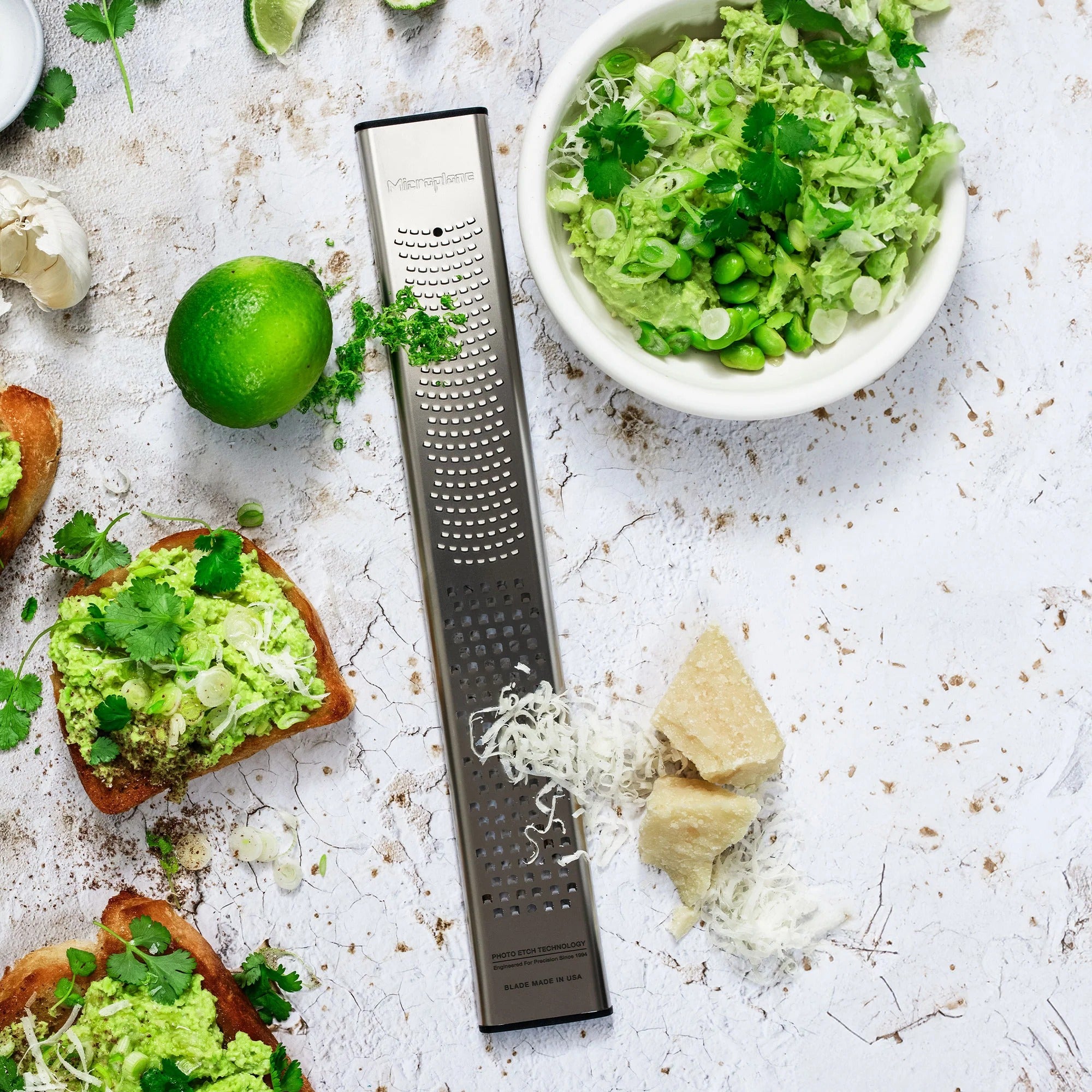 Dual-Blade Stainless Steel Zester