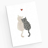 Tarjeta de felicitación "Amour Purrfait"