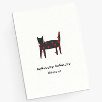 Beaucoup beaucoup d'amour Greeting Card