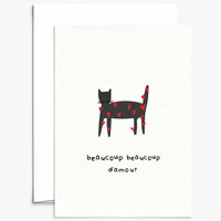 Beaucoup beaucoup d'amour Greeting Card