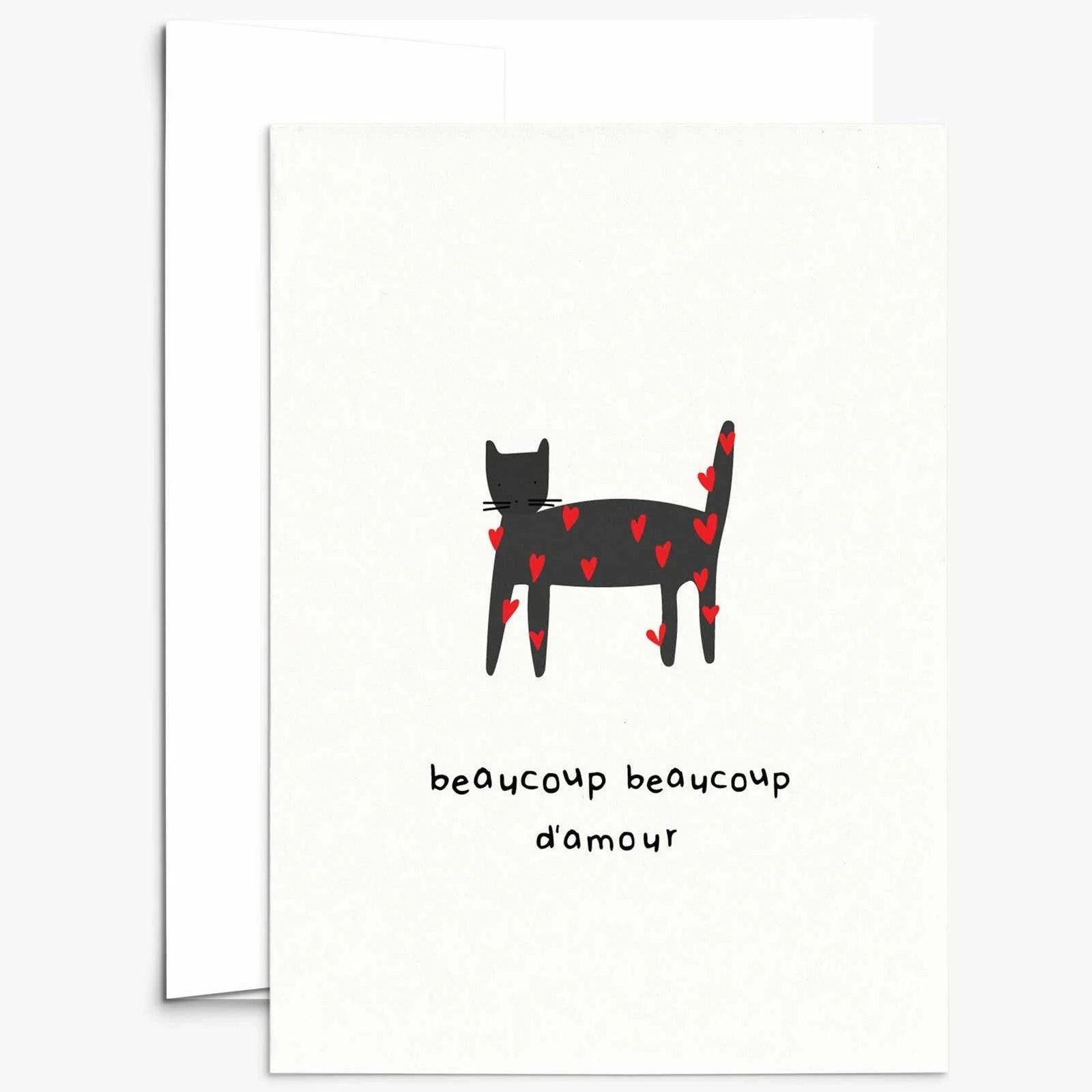 Beaucoup beaucoup d'amour Greeting Card