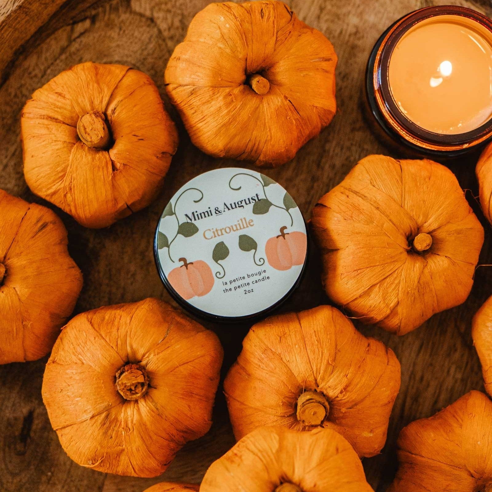 Vela Reutilizable - Citrouille 2oz