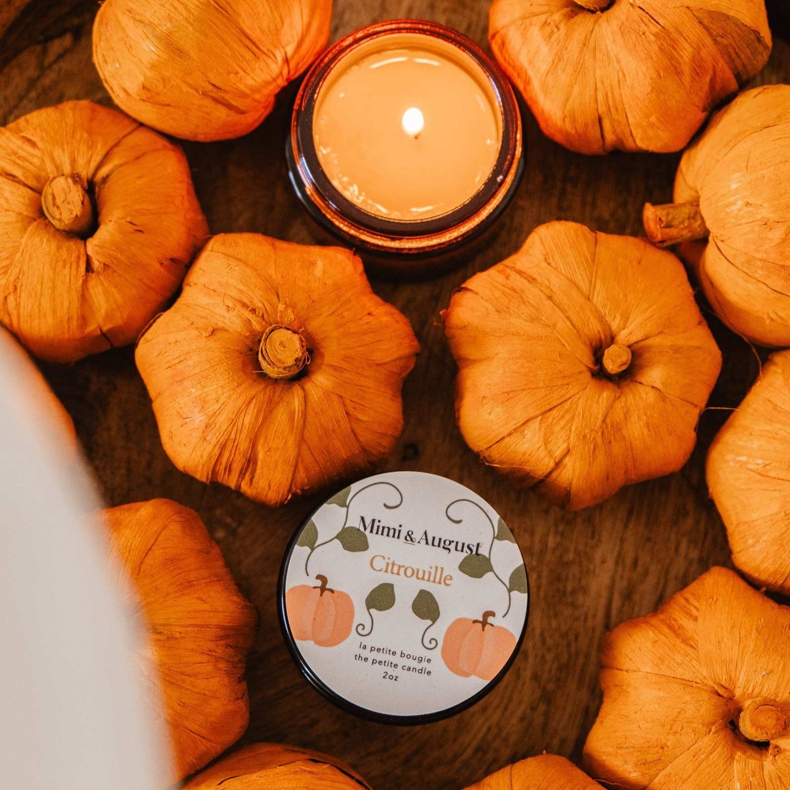 Vela Reutilizable - Citrouille 2oz