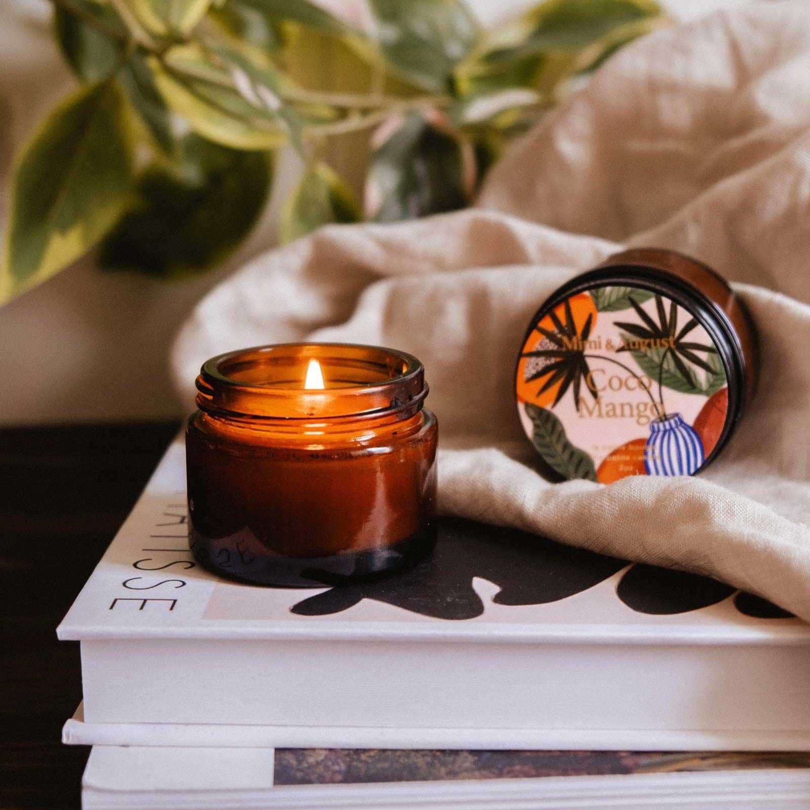 Vela de coco y mango de 2 oz