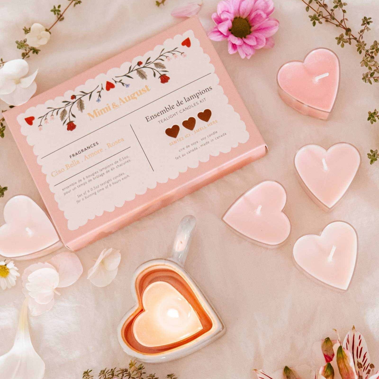 Ensemble de lampions Petits Cœurs