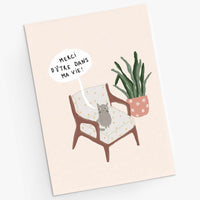 Merci d'être dans ma vie Greeting Card