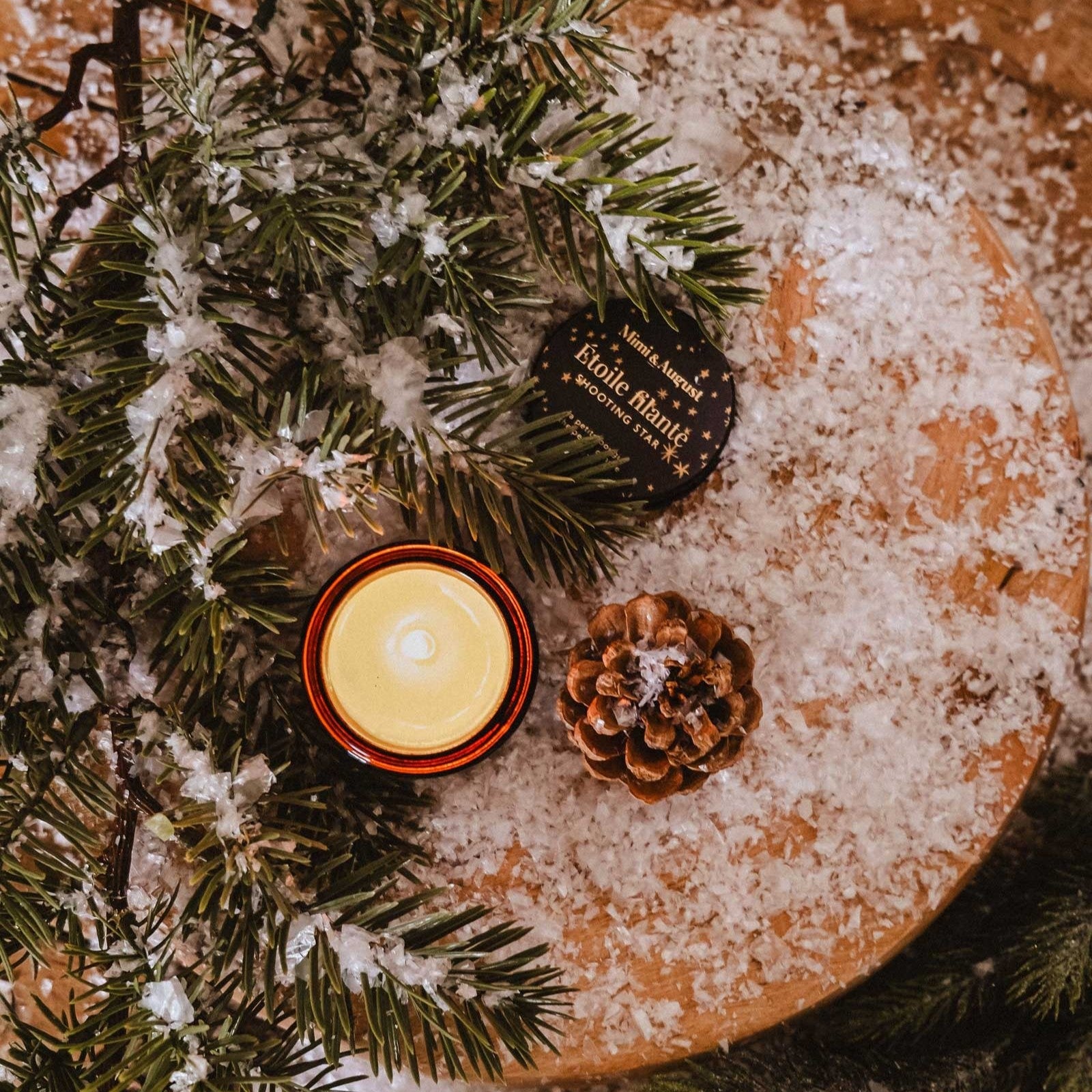 Vela navideña Shooting Star de 2 oz