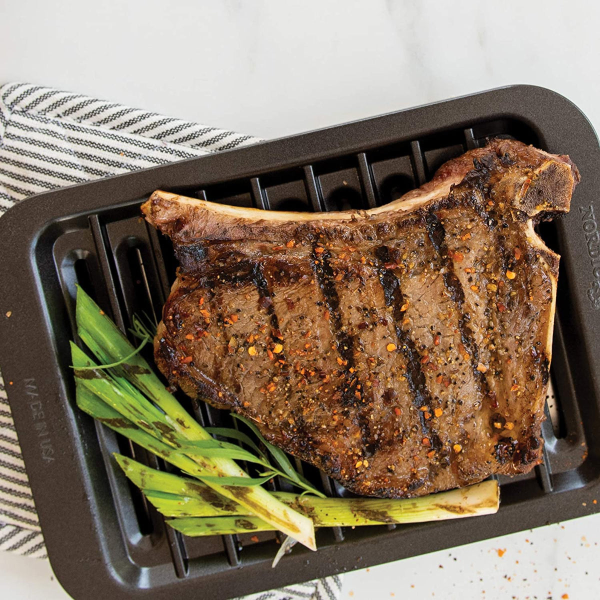 Compact Grill & Sear Pan 8x6 inches