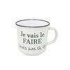 Je Vais Le Faire Mug 14 oz – Drinkware cadeau Montréal Villeray Papille Urbaine